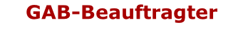 GAB-Beauftragter